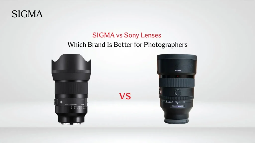 SIGMA vs Sony Lenses – Which Brand Is Better for Photographers in 2026 - Sigma Pakistan