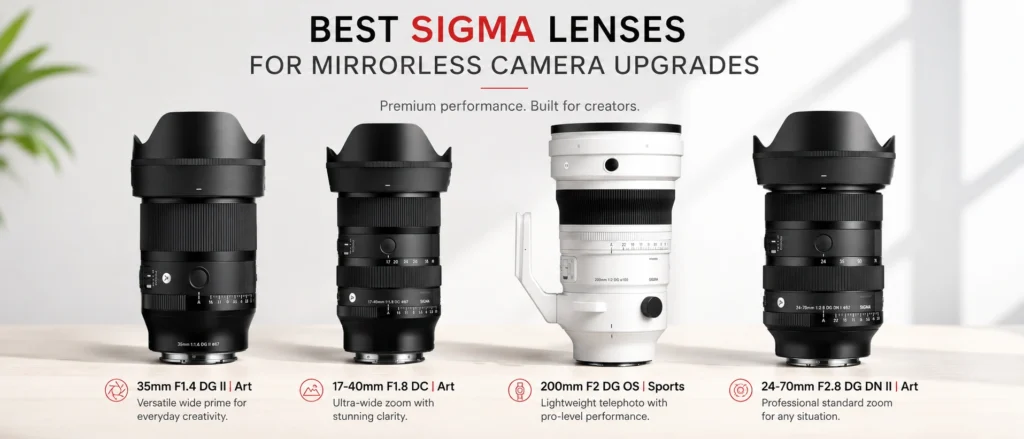 Best Sigma Lenses for Mirrorless Camera Upgrades