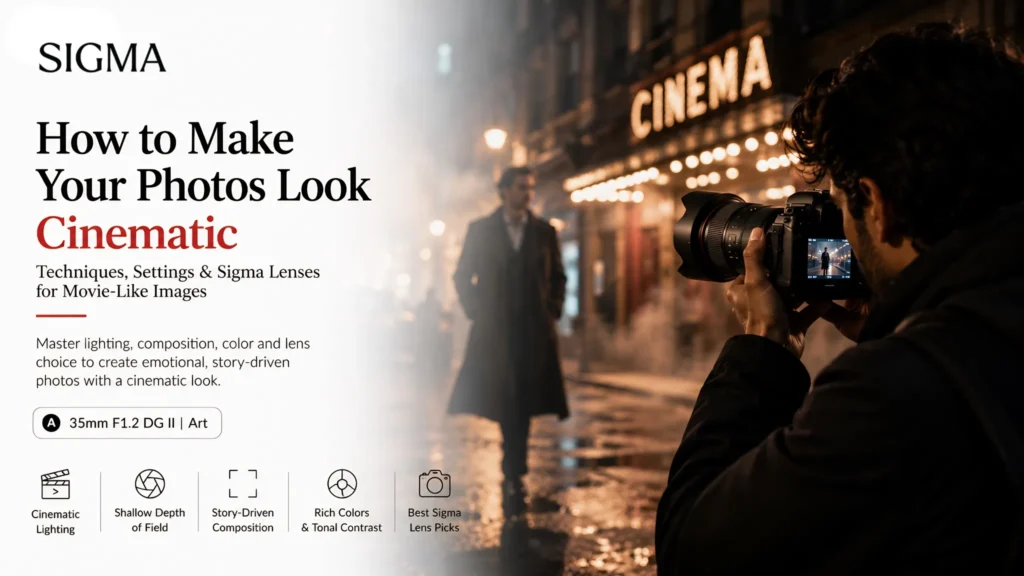 What Makes a Photo Look Cinematic Camera Settings, Lens Choice, and Composition